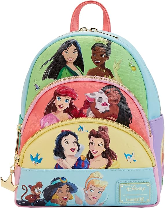 Disney Princess Triple Pocket Mini Backpack