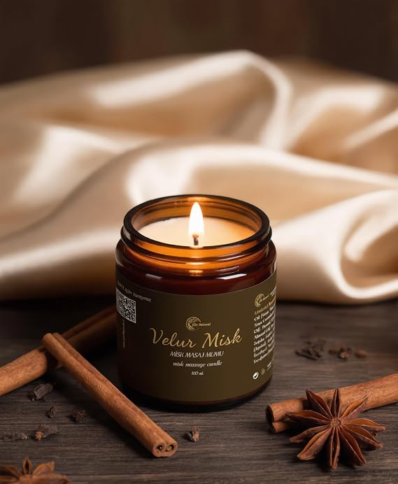 Şile Natural Aromaterapi Misk Kokulu Masaj Mumu 30 ml Doğal Bitkisel Yağlı Nemlendirici Etkili Masaj Yağı