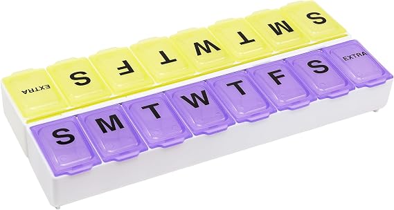 EZY DOSE EZY Dosage Weekly Uneven Pill Planner