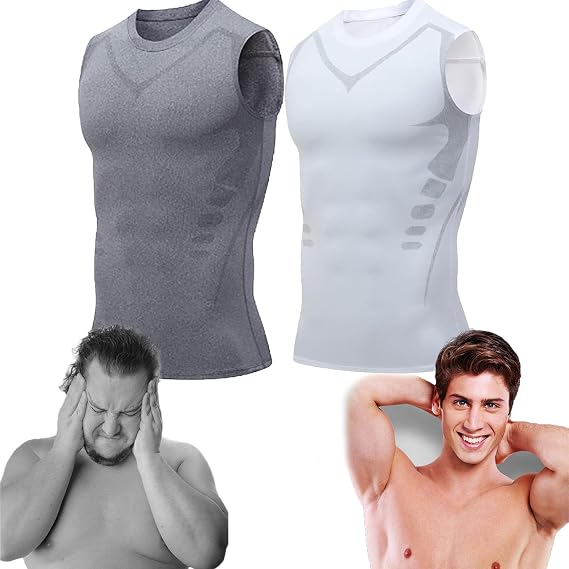 Compression Vest Men, Power Compression Vest Compression Shaping Shirt Men, Feel the Power of Confidence, Energy & Strength