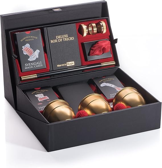 Marvin's Magic Signature Deluxe Box of Tricks - Magic Set for Adults, 14+