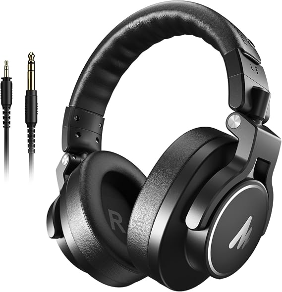 MAONO MH700 Wired Studio Headphone for Podcast Recording DJ Mixing Monitor