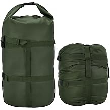 MOOCY Compression Stuff Sack, 20L/45L Sleeping Bag Cover Sack Sleeping Bags Storage Stuff Sack Organizer - Great Sleeping Bags Clothes Camping Hiking Backpacking