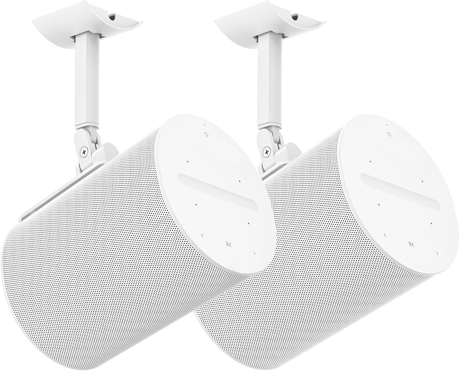 Speaker Wall Mount for Sonos Era 100 Ceiling Mount White - Swivel and Tilt Speaker Bracket for Sonos Era 100 with Dual Installation Options Ceiling Mount for Sonos Era 100