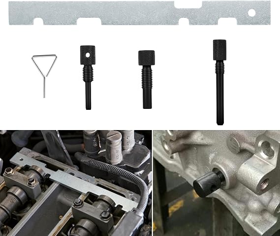 E-cowlboy Engine Camshaft Timing Locking Tool Kit Alignment Tool for Ford Fiesta Focus Mazda Volvo/Duratec Engines for Ford 2.0L,2.3L,2.5L