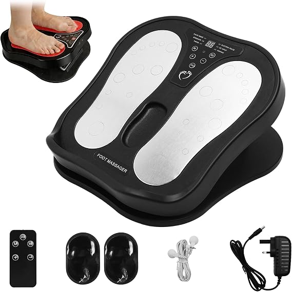 EMS Foot Massager for Pain&Circulation,Electric Foot&Leg Massager Machine