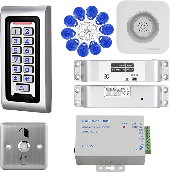 RealOKbii Waterproof Access Control System Kit Metal Electronic Door Lock