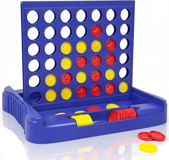 Pup Go 4 in a Row Game, Strategy Board Games, Align & Win Four in a Line