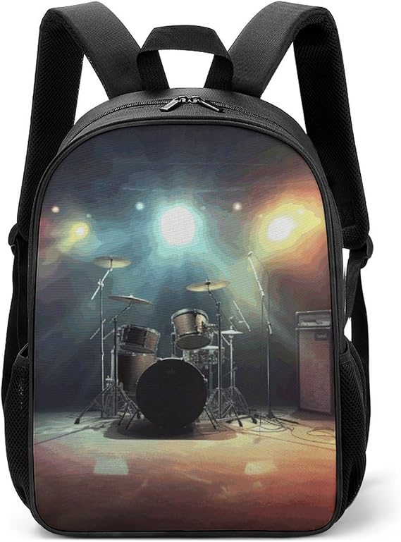 Stylish Backpack, Rock Band Stage Print Durable Backpack Travel Backpack Multi-purpose Backpack Fashionable Backpack Trendy Backpack, Rock Band Stage, One Size, Travel Backpacks
