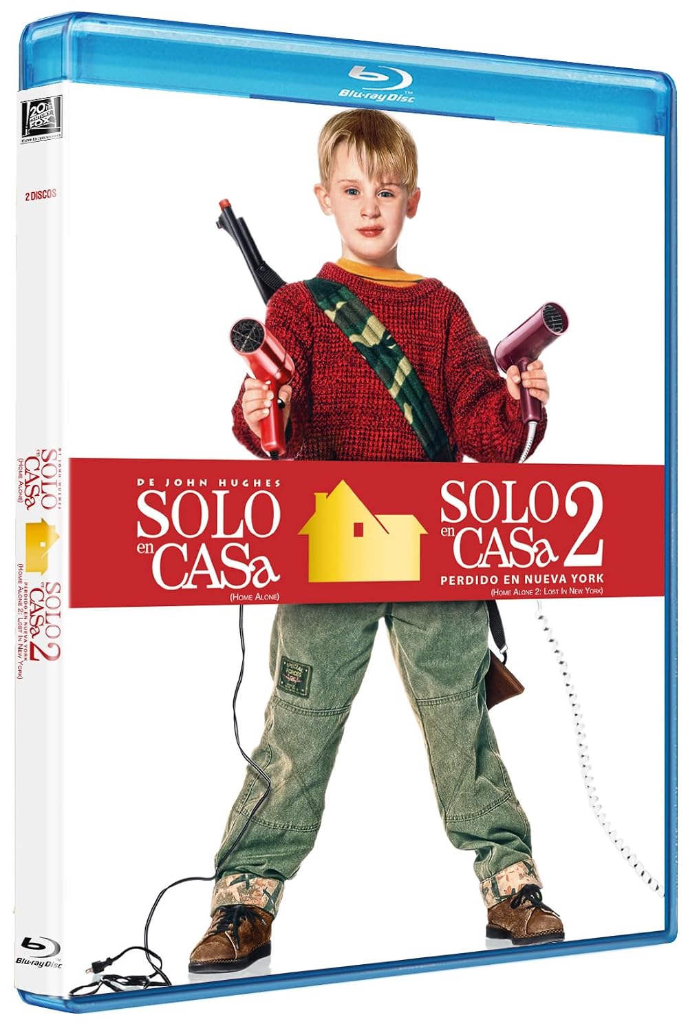 Solo en Casa 1+2 (Blu-ray) Pack 2 peliculas: Home Alone / Home Alone 2: Lost in New York