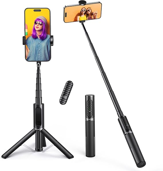 ATUMTEK Bluetooth Selfie Stick Tripod Black