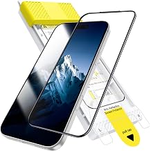 JETech Infinity AR Screen Protector for iPhone 17 Pro Max, AR Anti-Reflective Coating, 9H+ 3D Full Coverage Tempered Glass, Military-Grade Shatterproof, Smudge-Resistant, Easy Install, 1-Pack