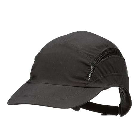 3M First Base 3 Bump Cap 2030608, Classic, Black Standard Peak, 70mm