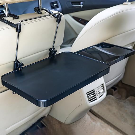 Car Steering Wheel Desk, Car folding table, Steering wheel computer desk, Car seat back folding table, Portable Pallet Dining, Car Food Drink Table Cup Holder for Dining Studying and Laptop