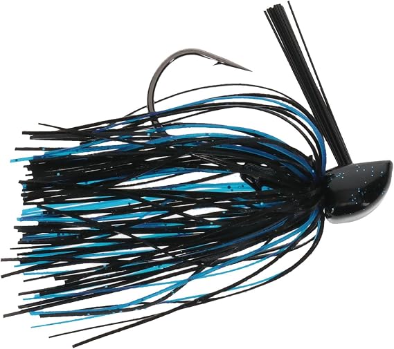 Compact Tugsten Casting Jig 3/8 Black/Blue