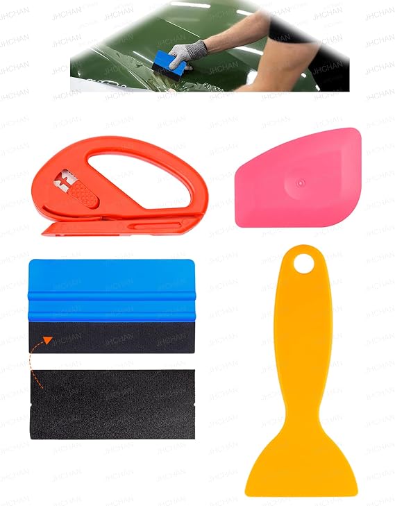 Window Film Fitting Kit, Tint Application Tool Set & Felt Squeegee