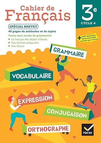 Cahier de Français 3e