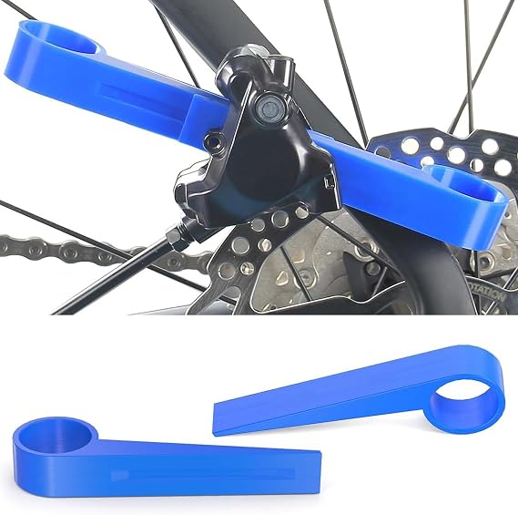 Bicycle Brake Piston Reset Tool - Hydraulic Disc Brake Piston Press Tool, Parallel Retracting Repair Tool for MTB Road Bike Brake Calipers - Universal 2pcs Blue Set