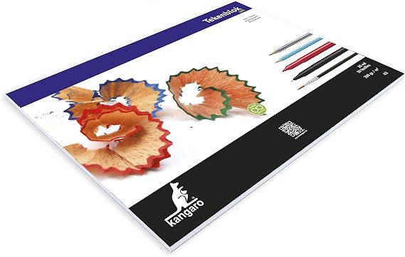 Kangaro A3 Drawing Pad 200 g 20 Sheets White.