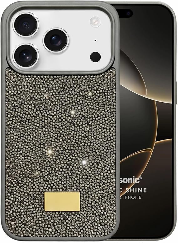 Microsonic Apple iPhone 18 Pro için Kılıf Cosmic Shine Koyu Gri [iPhone 18 Pro ile Uyumlu Kılıf - Koyu Gri]