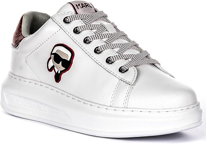 KARL LAGERFELD Nft Metalmesh Women's Tabl Lo Lace Logo Sneakers Trainers