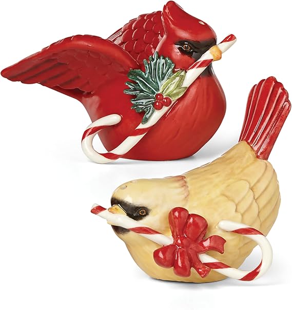 Lenox 880133 Winter Greetings Salt & Pepper, Porcelain, Multicolor