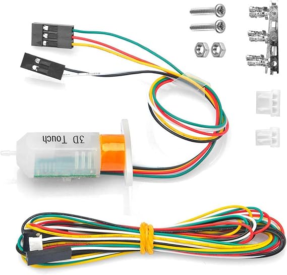 3D Touch V2 Binghe 3D Touch, 3D Printer Accessories with 4 Brackets, 3D Touch Sensor for Automatic Levelling for 3D Printer, Level Sensor, 8 Bit / 32 Bit Motherboard, BL-Touch