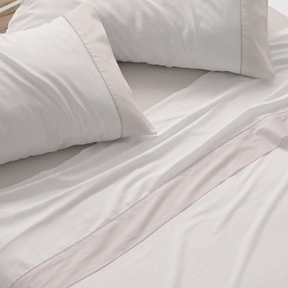 Burrito Blanco | Bedding Set | Bed 150 cm (+ Sizes Available) | Design 297 | Beige (150 x 190/200 cm.)