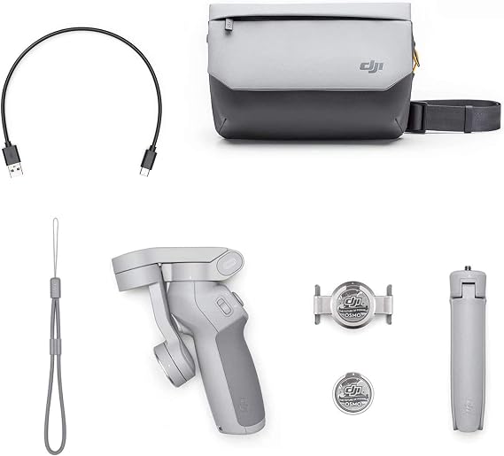 Handheld 3-Axis Smartphone Gimbal Stabilizer DJI OM 4 Combo - Vlog YouTube Live Video for iPhone Android