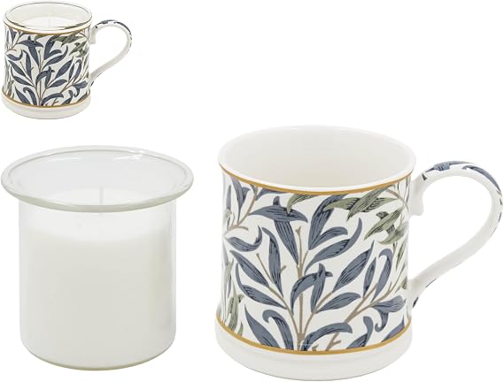 The Leonardo Collection Wm Morris Willium Bough Mug and Candle Set 350ml