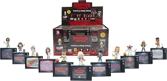 Bandai Stranger Things Upside Down Capsule | Mystery Box Holding Random 6.5cm Stranger Things Figure, Accessories And Card Packs | Blind Box With Stranger Things Merchandise For Stranger Things Gifts