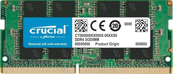 Crucial CT8G4SFS8213 8 GB (DDR4, 2133 MT/s, PC4-17000, SODIMM, 260-Pin) Memory