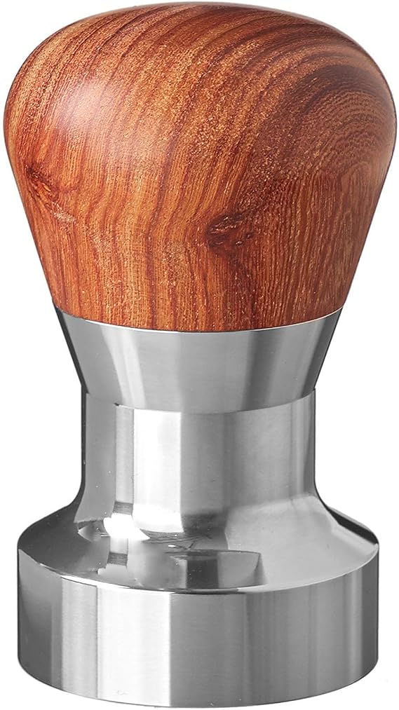 YOLOYO 41mm Espresso Tamper with Walnut Wood Handle and Premium Stainless Steel Base, 41mm Coffee Tamper Specially for La Marzocco 1 Cup 7g Single Basket and VST 7g Basket and Similar