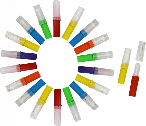 CAPTAIN PLAY Candy Lipstick - 20 Lipstick-Shaped Candy Sweets, Individually Wrapped Bonus Pack