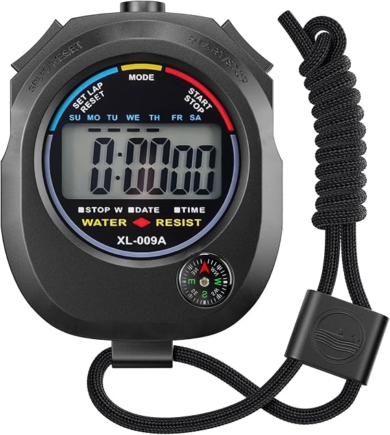 KingL Digital Stopwatch Timer - Interval Timer with Large Display