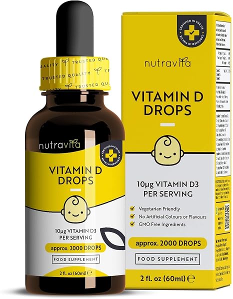 Nutravita Vitamin D3 Drops for Babies & Children 60 ml