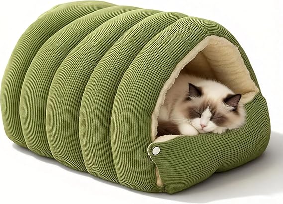 Cat Bed, Cat Igloo Bed Dog House Indoor for Cats Kittens and Small Dogs