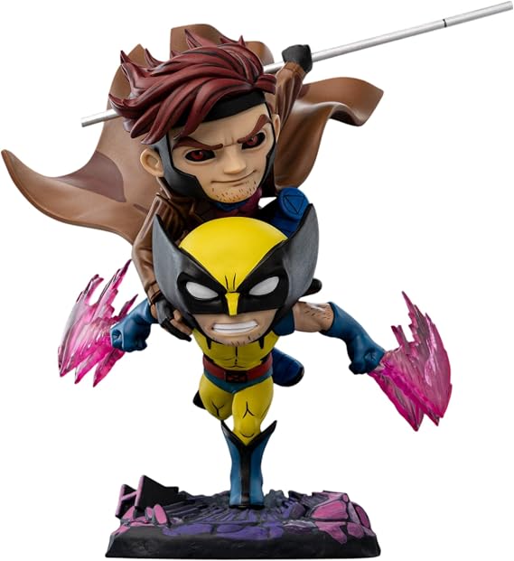 Iron Studios Minico Gambit and Wolverine X-Men '97 232 cm Statue