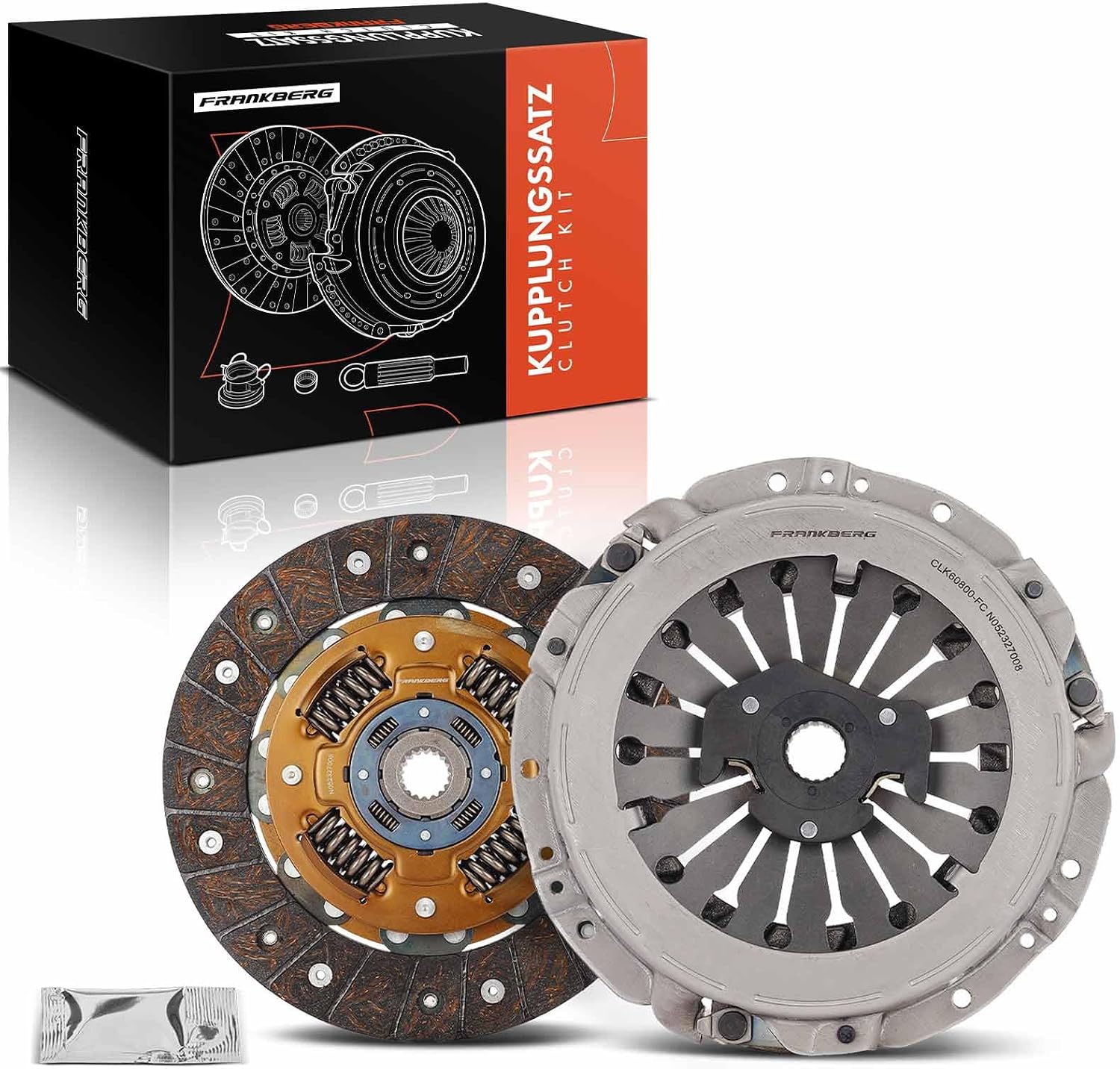 Frankberg Clutch Kit Compatible with 306 Break 7E N3 N5 1.9L 2.0L 1997-2002 XM Y4 2.0L 1994-2000 Xantia X1 X2 1.9L 2.0L 1993-2003 Replace# 9613443980