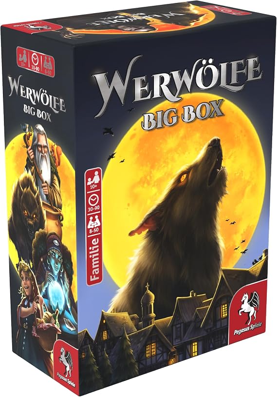 Werewolves Big Box 13 cm x 6.5 cm x 18.5 cm Black