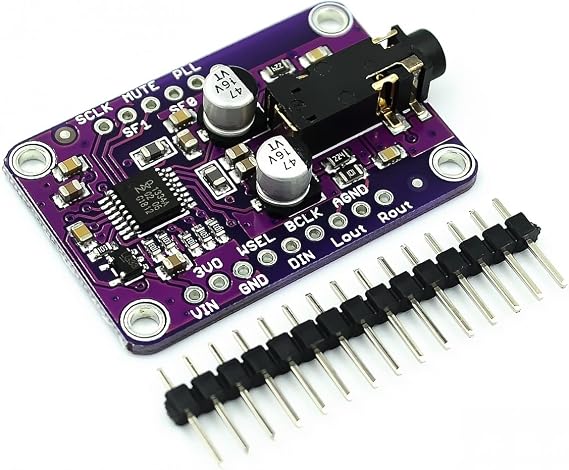DLOETT UDA1334A DAC Module CJMCU-1334 UDA1334A I2S DAC Audio Stereo Decoder Module Board For Arduino 3.3V - 5V