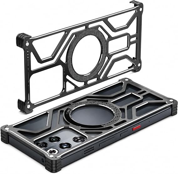 Metal Frame Case for REDMAGIC 10 Pro / 10 Pro+ / 10S Pro / 10SPro+, Black