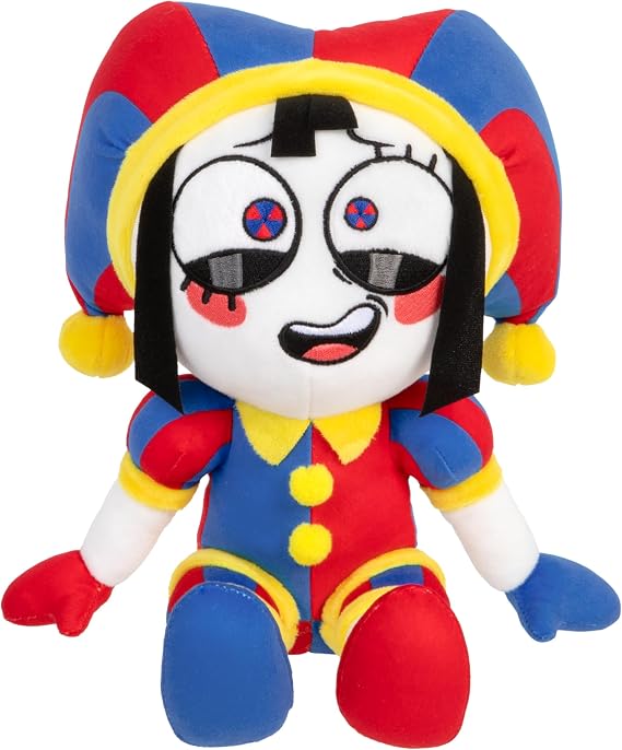 AMAZING DIGITAL CIRCUS Talking Pomni Plush Toy, 12 Inch, 13 Phrases