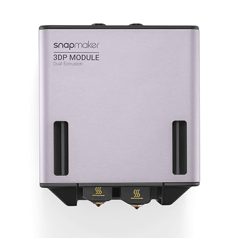 Snapmaker 2.0 Dual Extrusion 3D Printing Module for Dual Material Printing & Dual Colour Printing and Breakaway & Dissolvable Support Printing Compatible with A350T/A350/F350/A250T/A250/F250 3D Printer