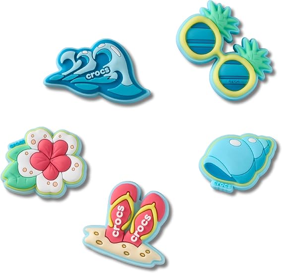 Shoe Charm Jibbitz Beach Time, 5 Pack
