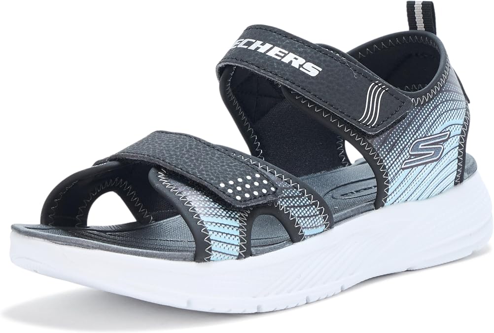 Skechers Erkek Çocuk Sandalet 30, 30 EU, 407034L, Siyah, Erkek Çocuk