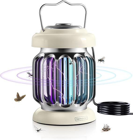 GeckoMan Fly Zapper Hybrid Spectrum Fly Killer Electric Fly Catcher Indoor