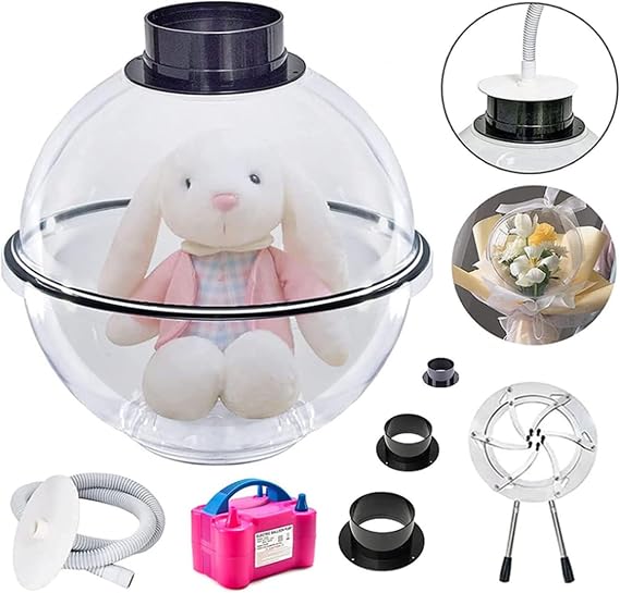 Balloon Stuffing Machine, Balloon Extractor Machine, Balloon Filling Tools, Balloon Stuffer To Wrap Gift Balloon Filling Kit with Balloon Stuffer+Expander+Pump