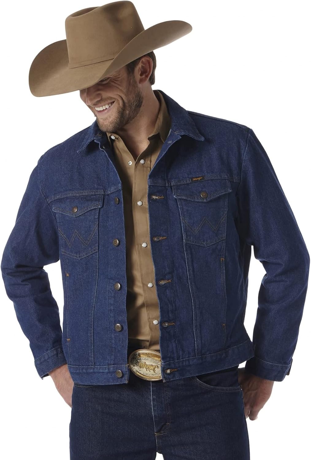 Wrangler Men's Cowboy Cut Western Unlined Denim Jacket Cowboy Cut Western Unlined Denim Jacket pack of 1
