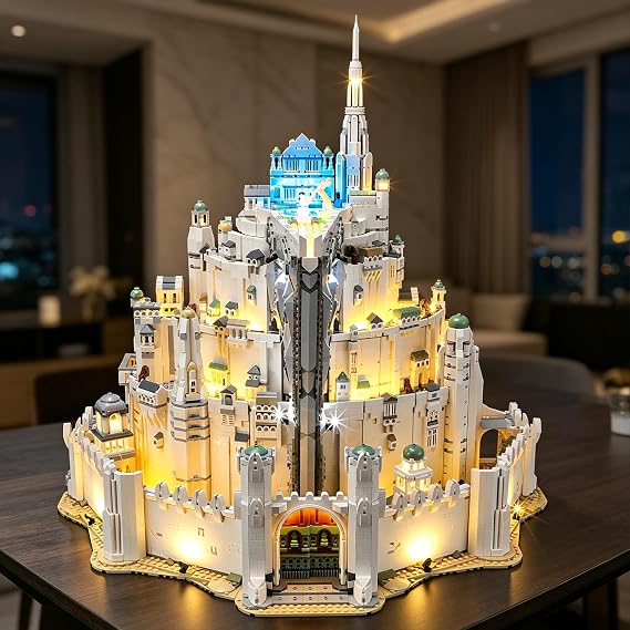 LIGHTAILING Led Light Compatible with Lego-11377 The Lord of the Rings: Minas Tirith - Easy Install, Hidden Wiring, Home Decor & Gift-Ready (Model Not Included)